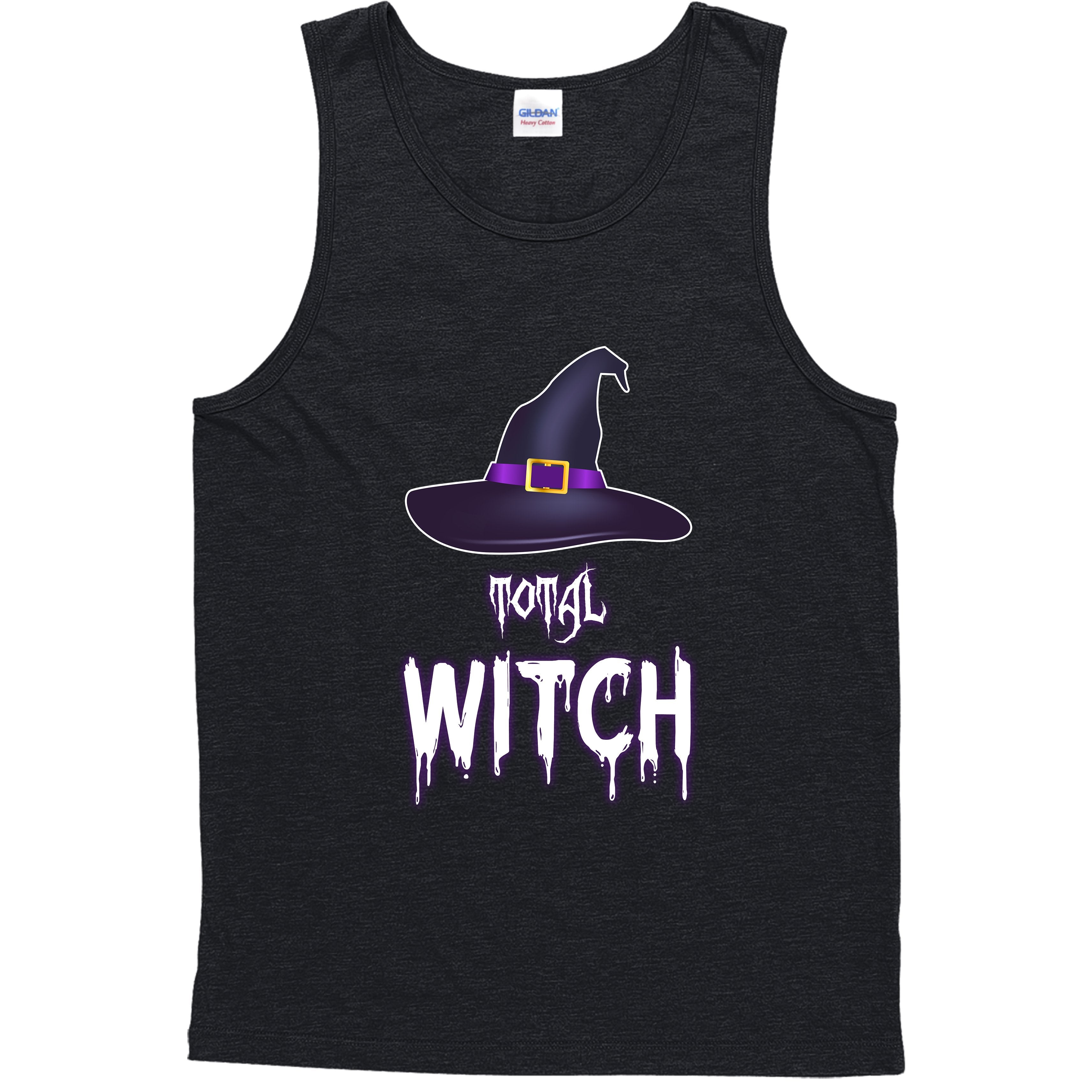 Total Witch Vest, Spooky Halloween Witch Hat Inspired Design T Shirt