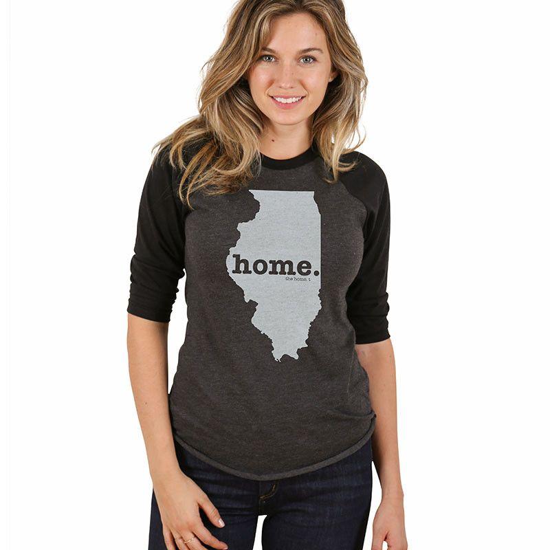 Illinois Home Baseball T Shirts