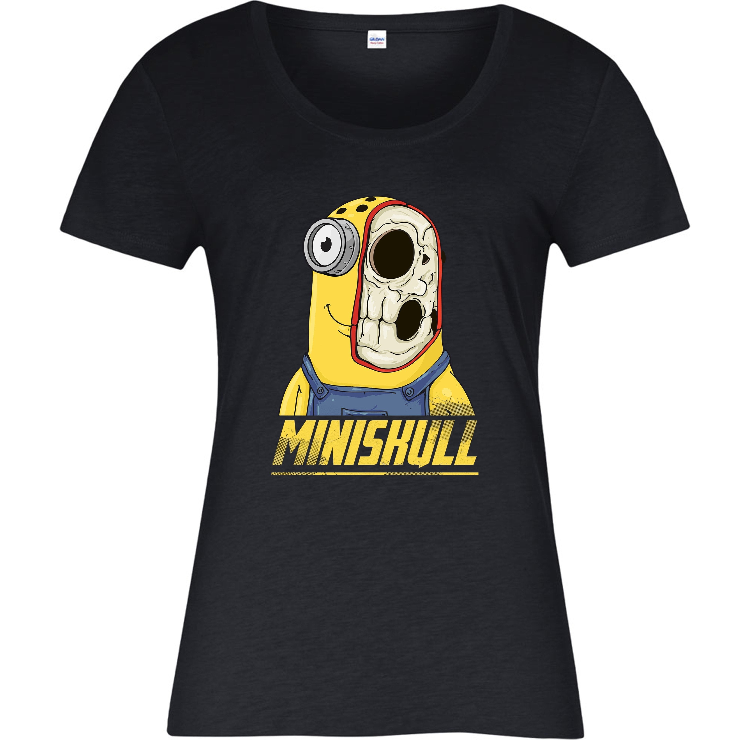 Miniskull, Cartoon Movie Minions Halloween Inspired Spoof Top T Shirt