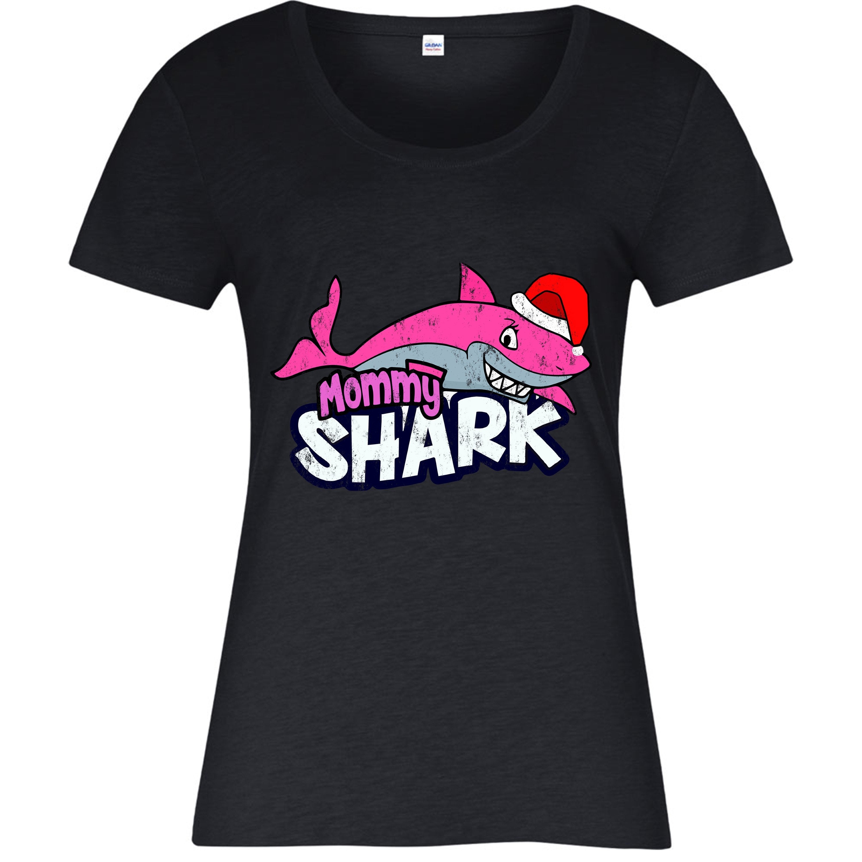 Mommy Shark Christmas, Shark Do Do Do Song Xmas Festive Gift Top T Shirt