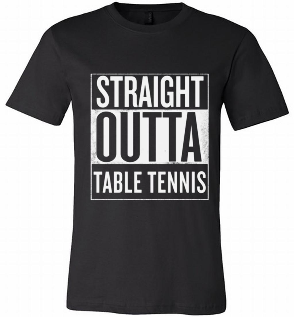 Straight Outta Table Tennis Trending Gift Canvas Usa Shirts