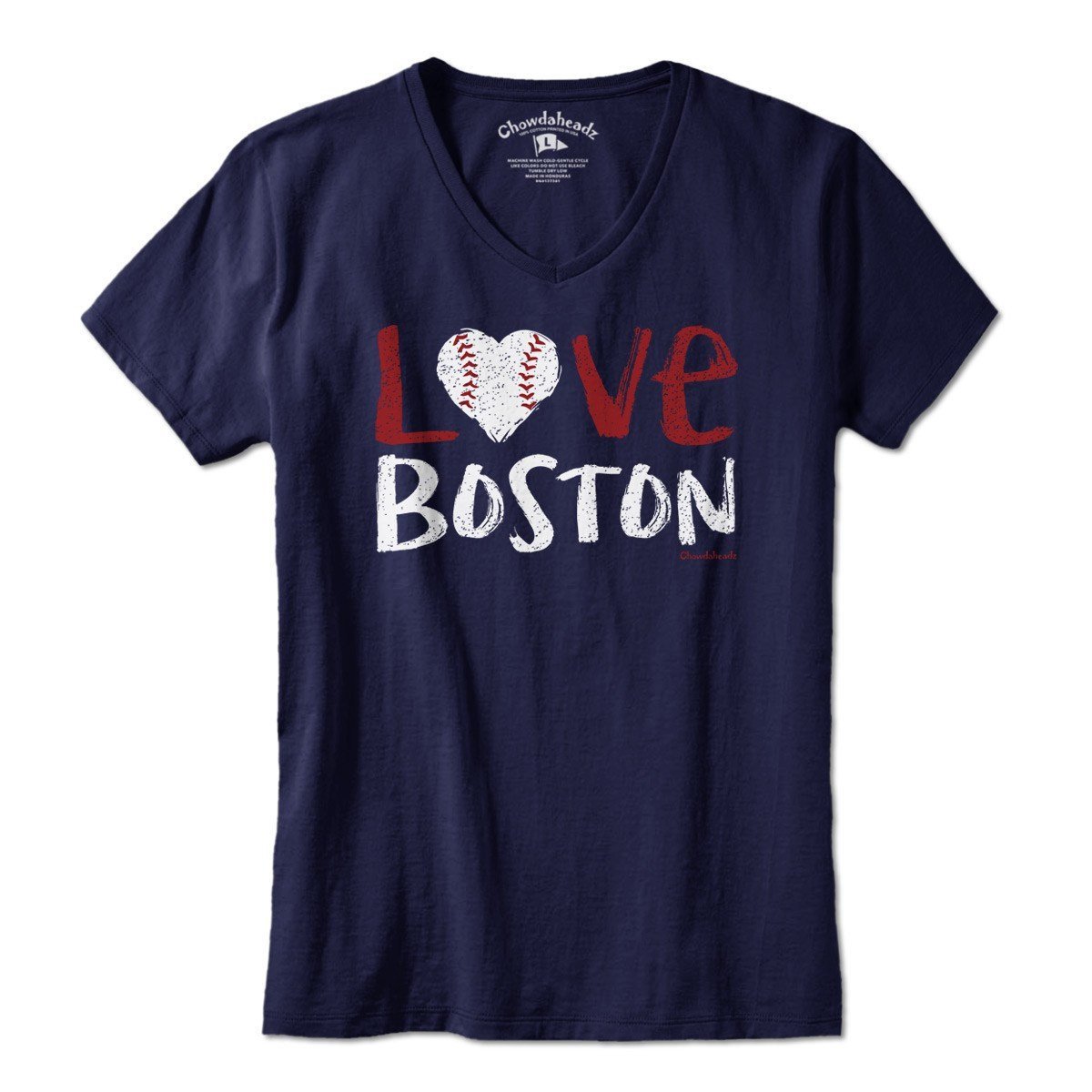 Love Boston Baseball T Shirt