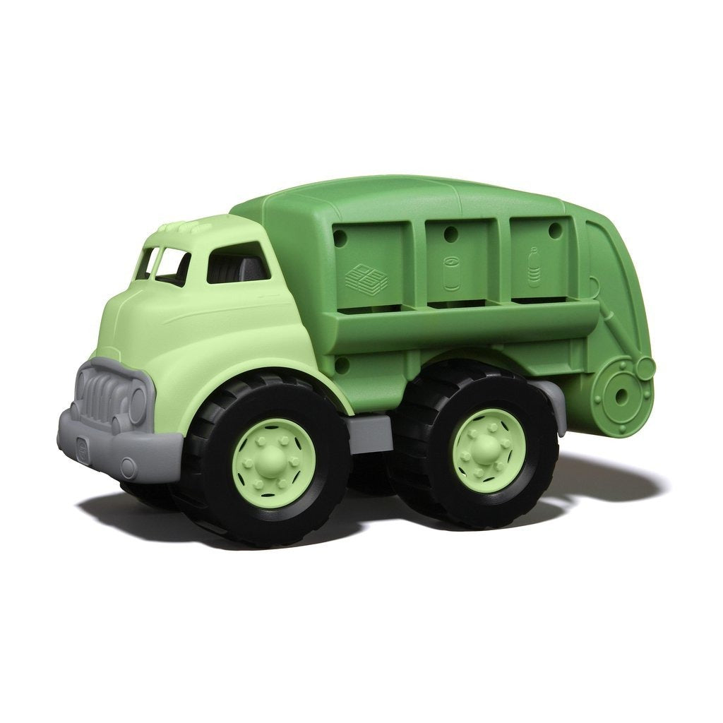 green toys recycling truck