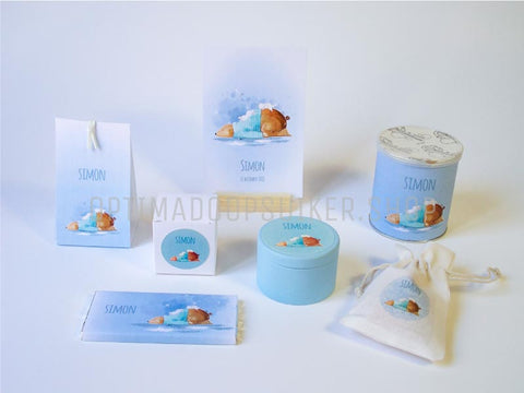 baptismal sugar packaging