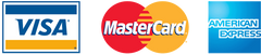 Icone moyen de paiement carte de credit Visa Mastercard et American Express