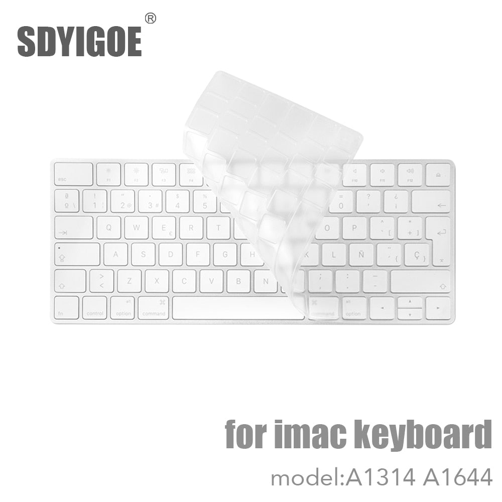 Desktop Pc For Bluetooth Wireless Keyboard Mla22ll A1644 A1314 Imac Keyboard Cover Protector Silicone Cover Us Eu Version Us Key A1644 Computers Accessories Computer Accessories Peripherals Stanoc Com