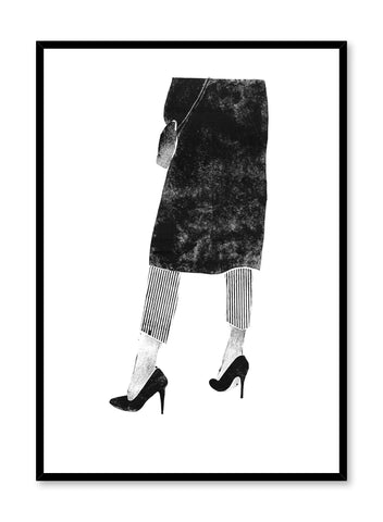 'City Girl' is a fashion illustration poster from the Venus collection.