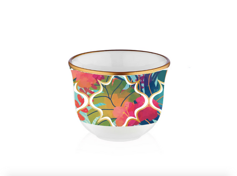 Colorful coffee cup