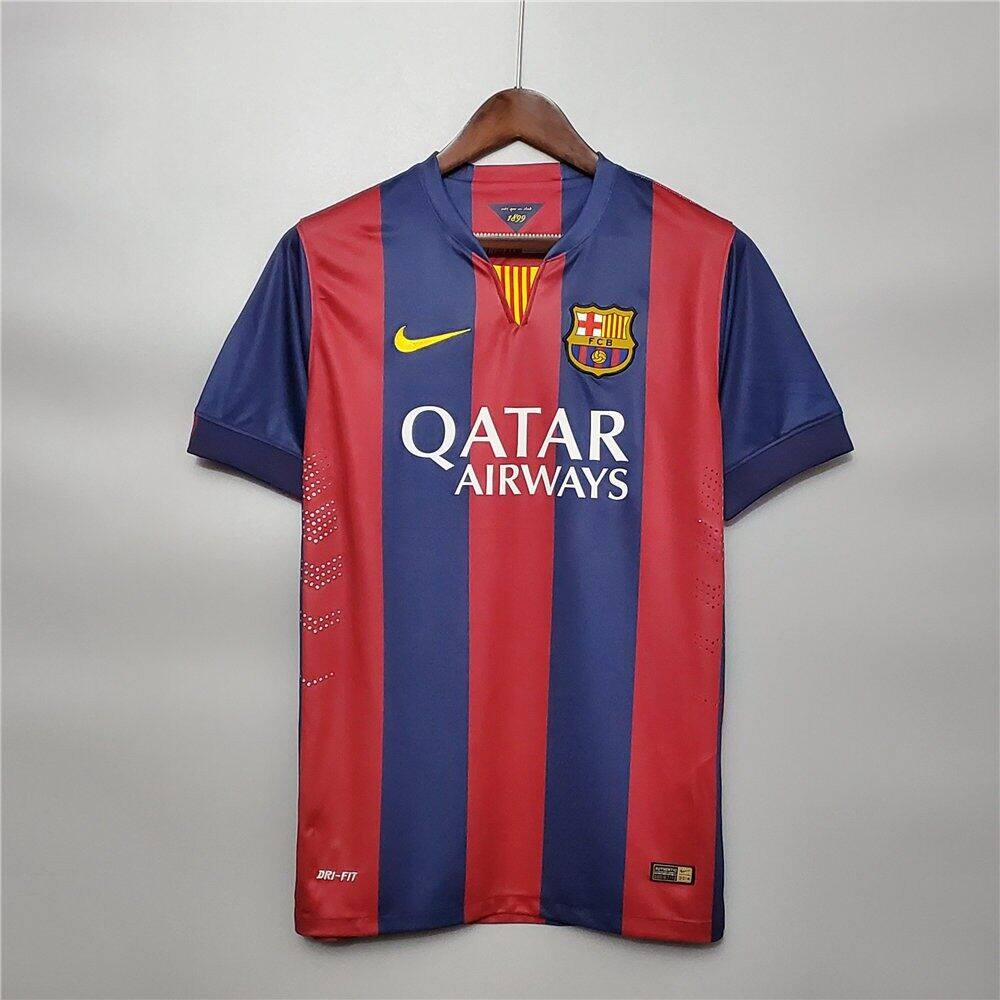Migratie satelliet globaal Barcelona Home 2014-15 Football Shirt Soccer Jersey Retro Vintage –  pro-lineup