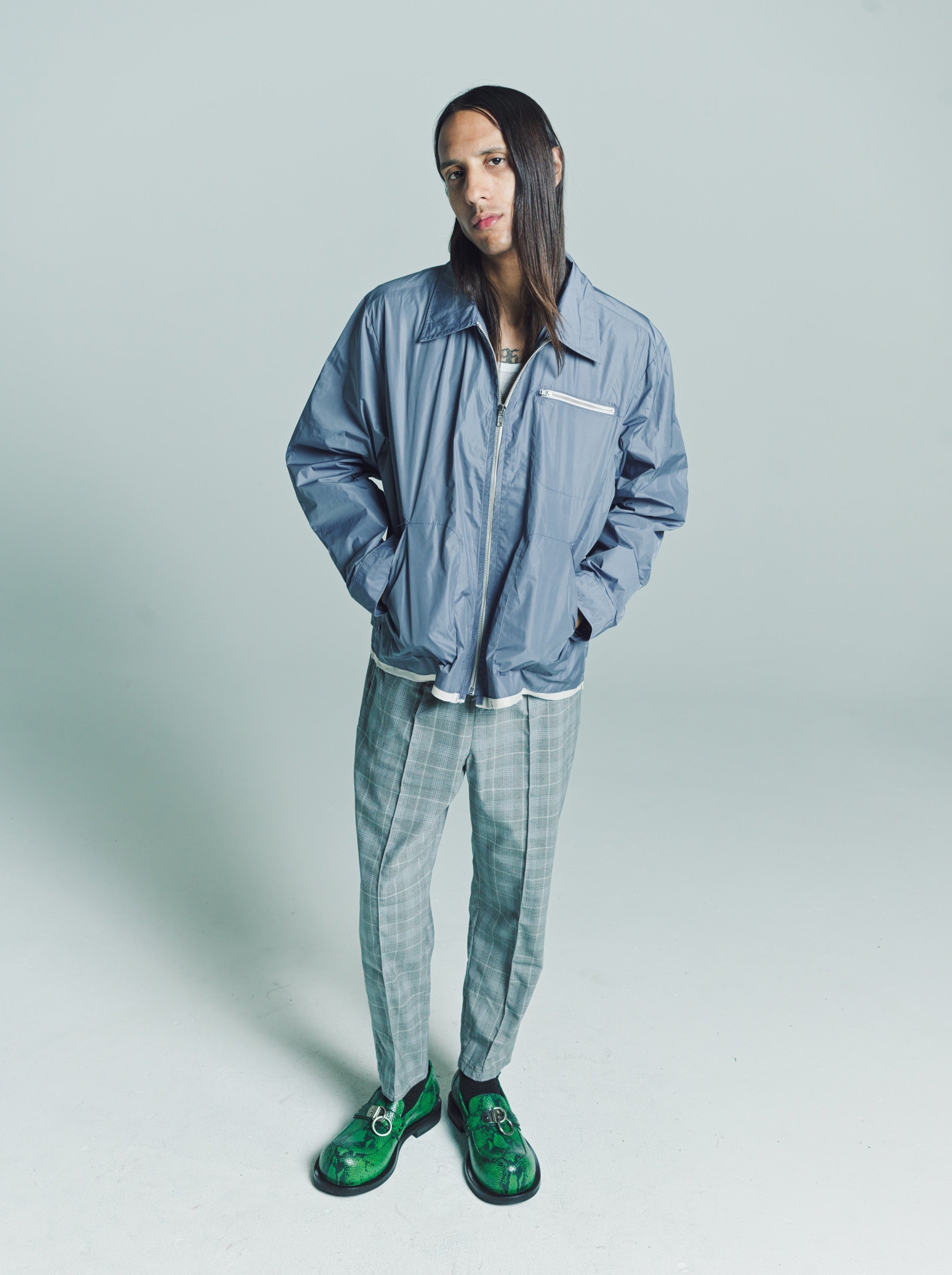 DPTO — Greyblue Technical Simple Jacket