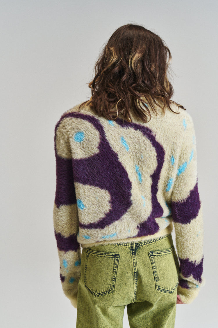 DPTO — Aubergine Butterfly Arin Crewneck