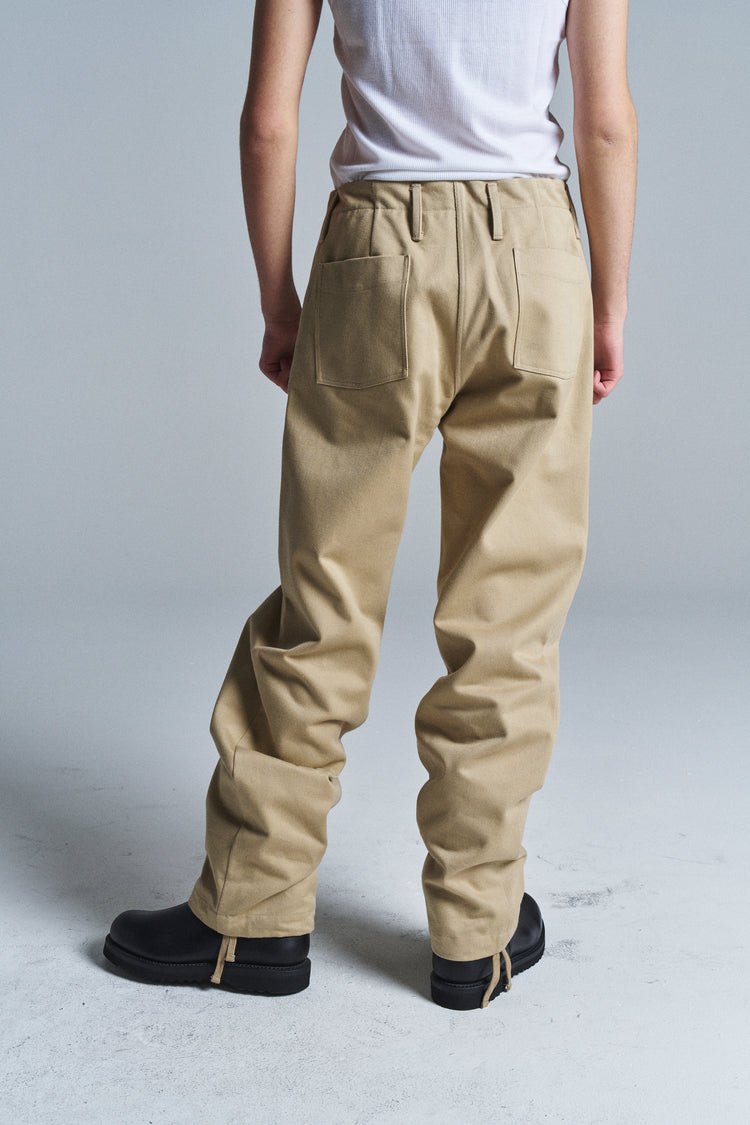 Mens LOEWE beige Workwear Trousers | Harrods UK