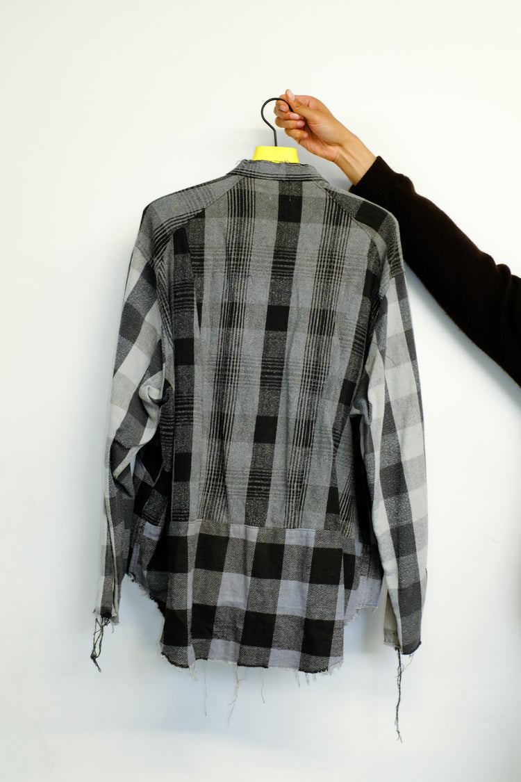 DPTO — Upcycled Oversized Riders Flannel Shirt