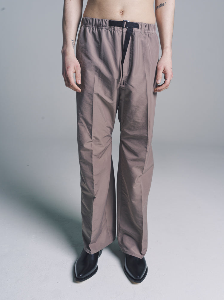 DPTO — Taupe Grace Nylon Wander Trouser