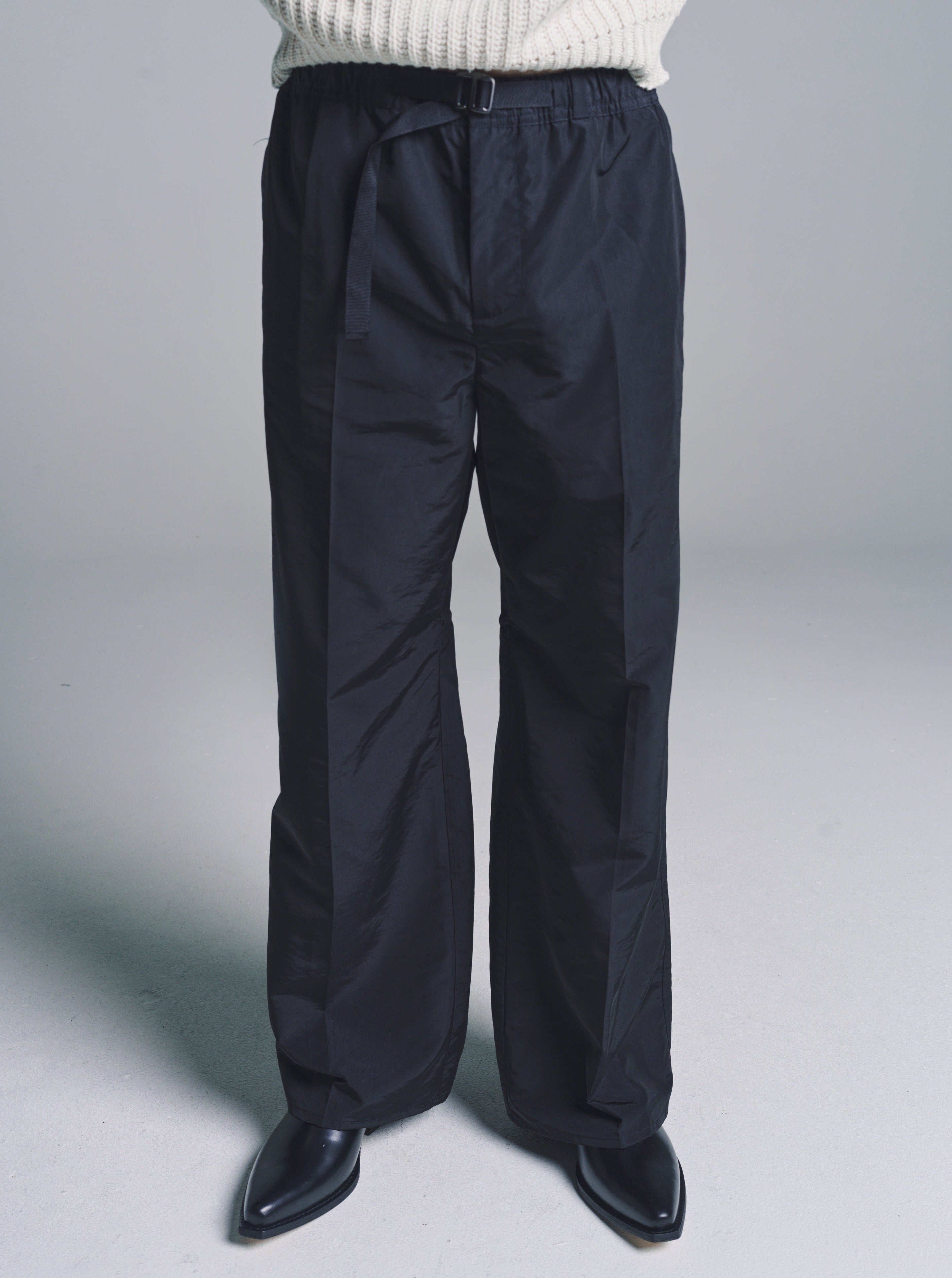 DPTO — Black Grace Nylon Wander Trouser