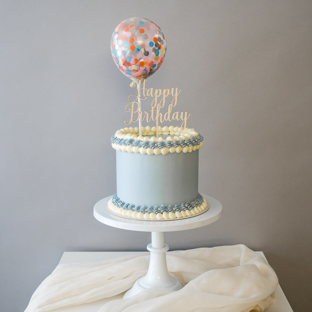 Pastel Dreams in Blue | Buttercream Iced Cake - Confection by Rosalind  Miller