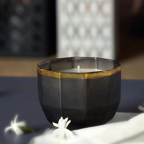 Attar wax filled bowl candle