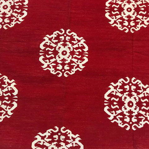 Red Dhurry Rug
