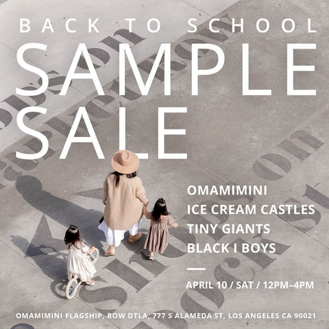 Xxxx School Girl Do Co - Back to School Sample Sale â€“ OMAMImini