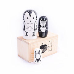 woodland nesting dolls