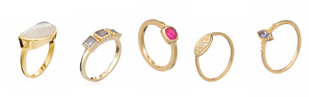 Azuni London rings jewellery