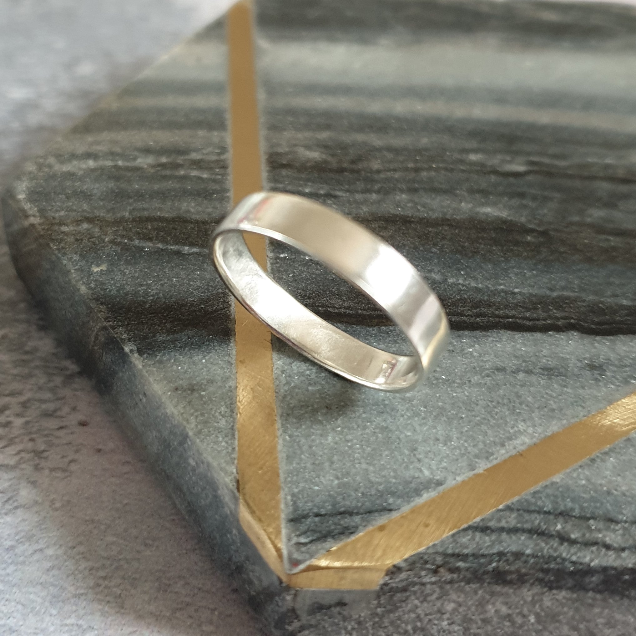 Wide Silver Band Ring | Shropshire Jewellery Designs – www ...