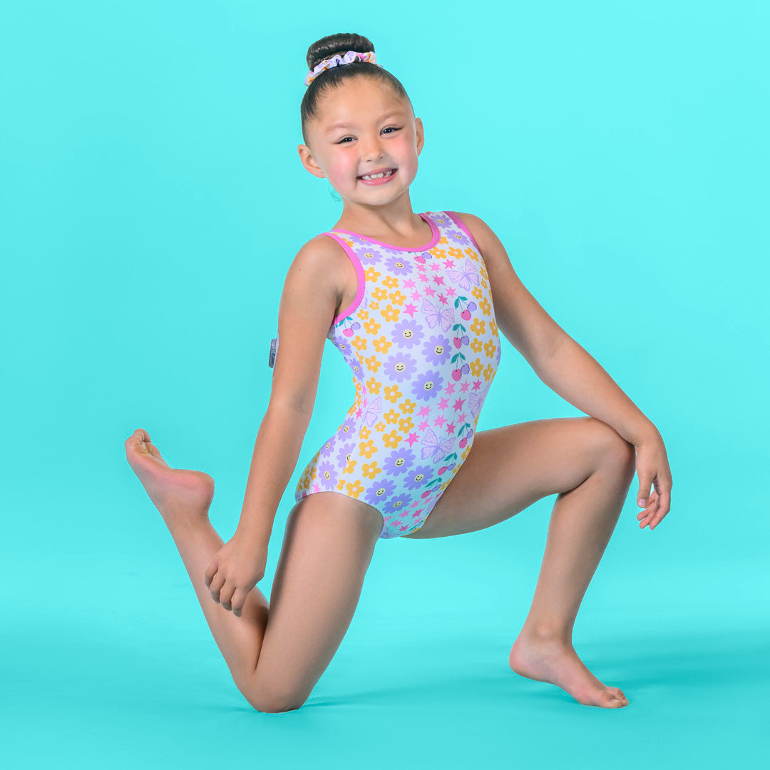 Keira Roman modeling Daisy Smile Gymnastics Letoard, Destira, 2023