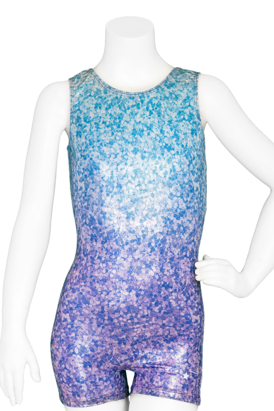 Gymnastics Leotard - Get It Girl with Shimmery Hologram Fabric – Stick It  Girl LLC