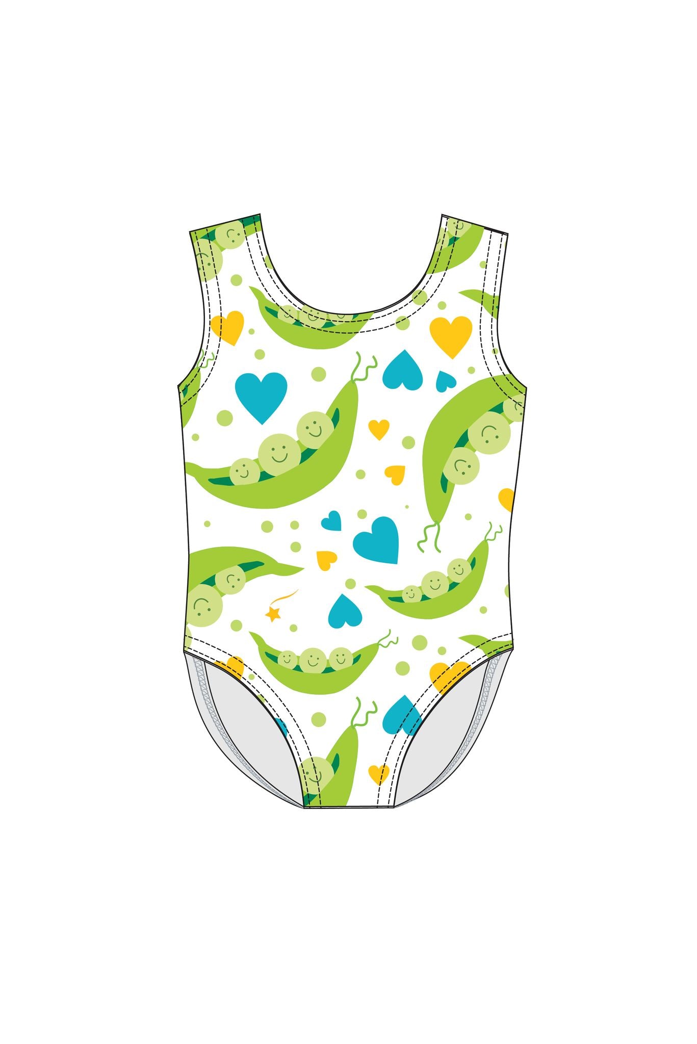 Magic Arctic Doll Size Leotard