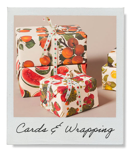 Choose Keeping sustainable cards and wrapping