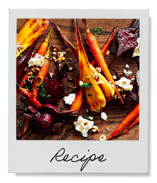 Honey Roasted Vegetables with Hazelnut and Goat’s Cheese