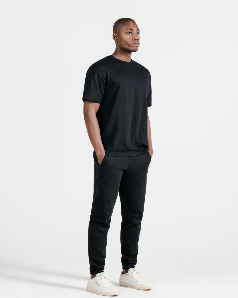 Black Organic Cotton Sweatpants