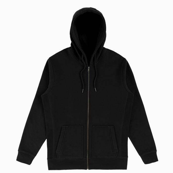 Black GOTS® Organic Cotton Zip-Up Sweatshirt — Original Favorites