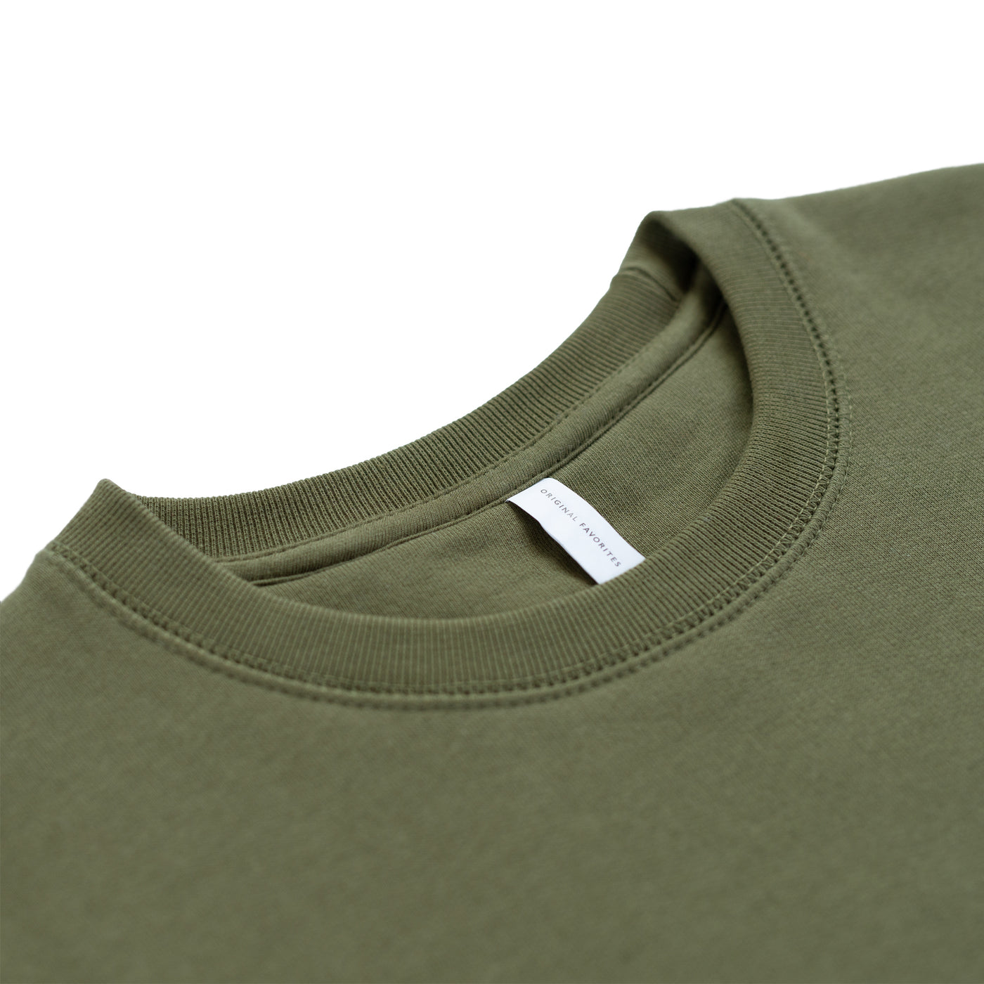 Military Olive GOTS® Organic Cotton Crewneck Sweatshirt — Original ...