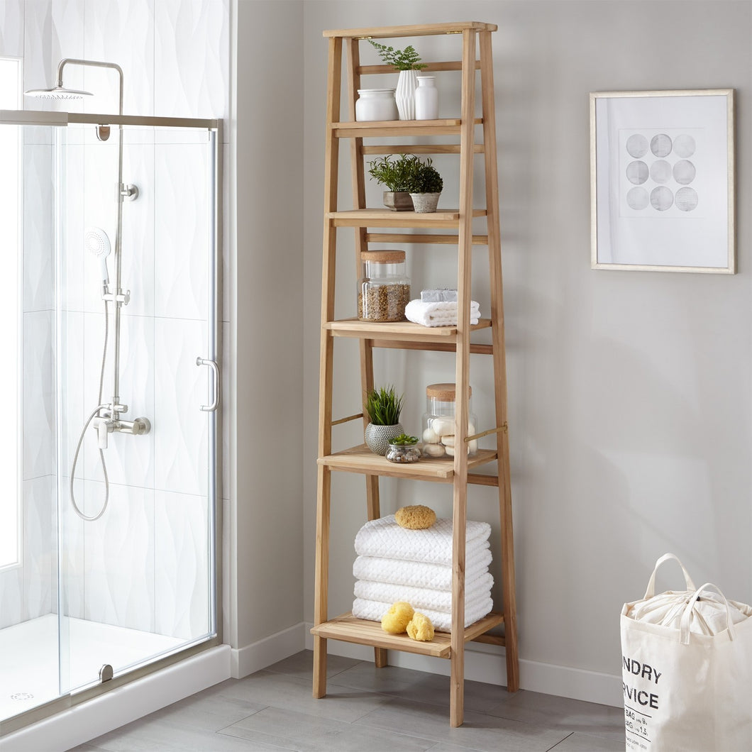 bathroom shelf unit wall mounted