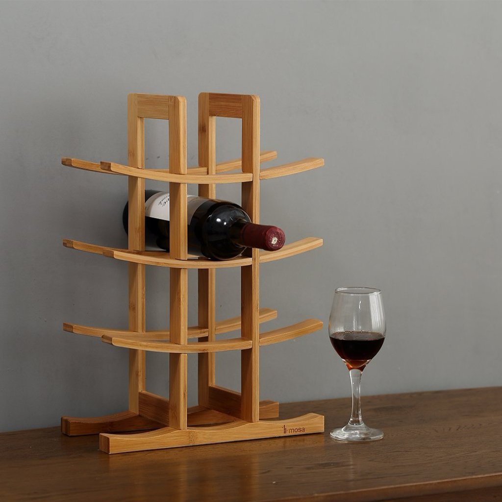 Mosa Nature Bamboo Kitchen Wine Rack Mosa Home