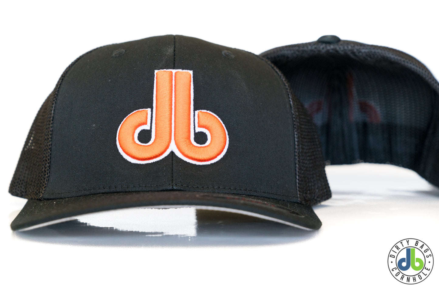 db hat - Black and Orange
