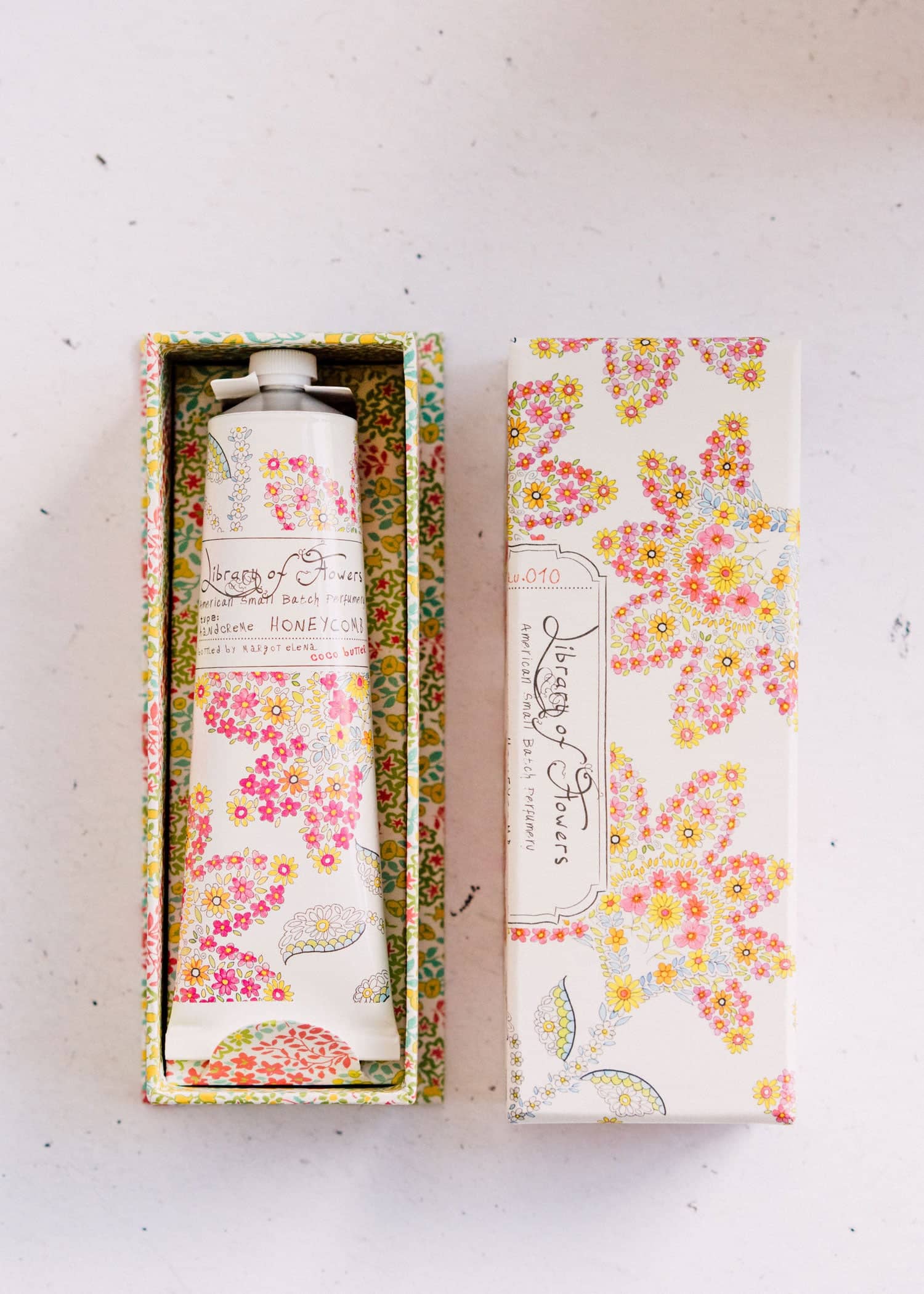 Library of Flowers Honeycomb Hand Cream | Margot Elena