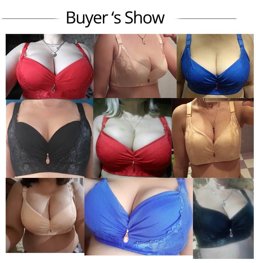 buyer's show of FallSweet The U shaped back Underwire Lace Bra