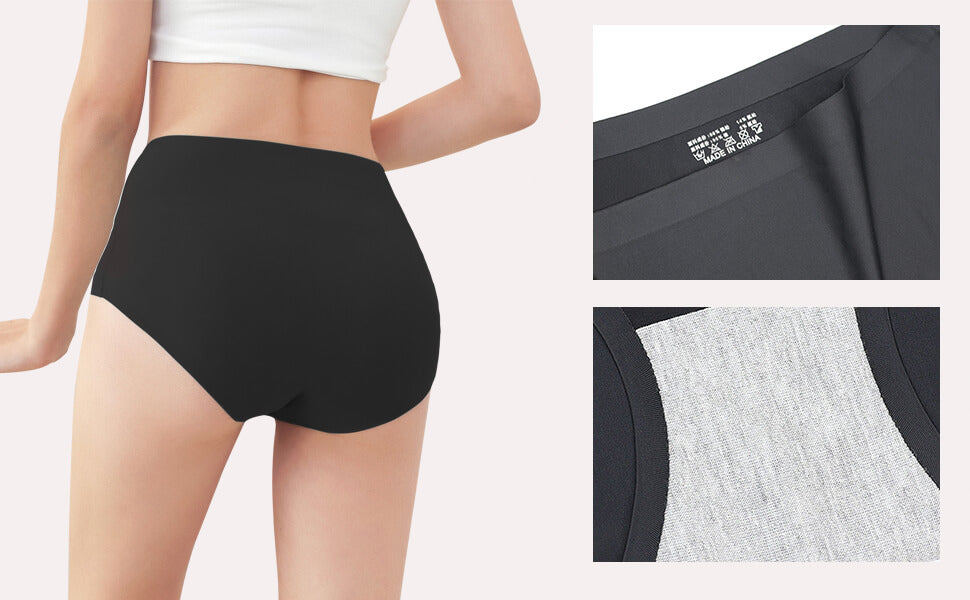 FallSweet No Show High Waist Briefs Underwear for Women Seamless Panties  Multi Pack