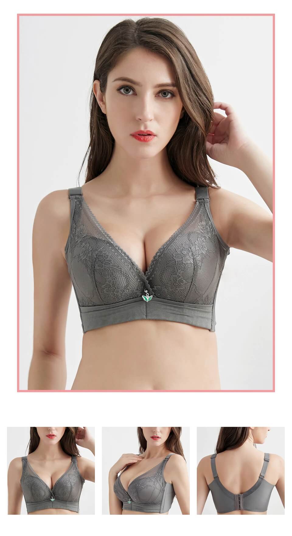 FallSweet Padded Push Up Lace Bras for 34A to 44C Palestine