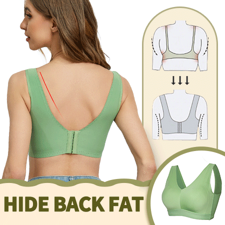 hide back fat of FallSweet "Feel like not wearing one" Wireless Sports Bra