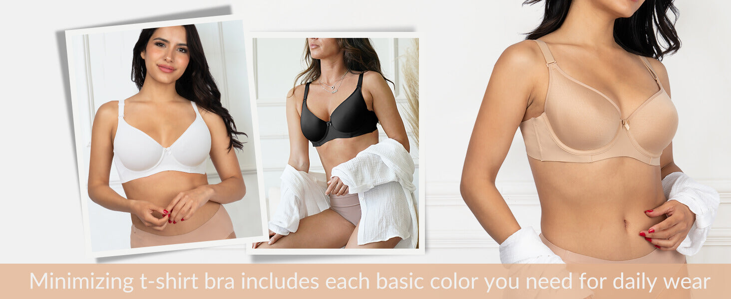 ultra light underwire full coverage minimizer bra