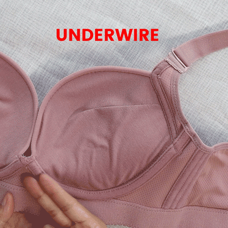 Underwire of "Hide Back Fat"  Padded Underwire T-shirt Bra