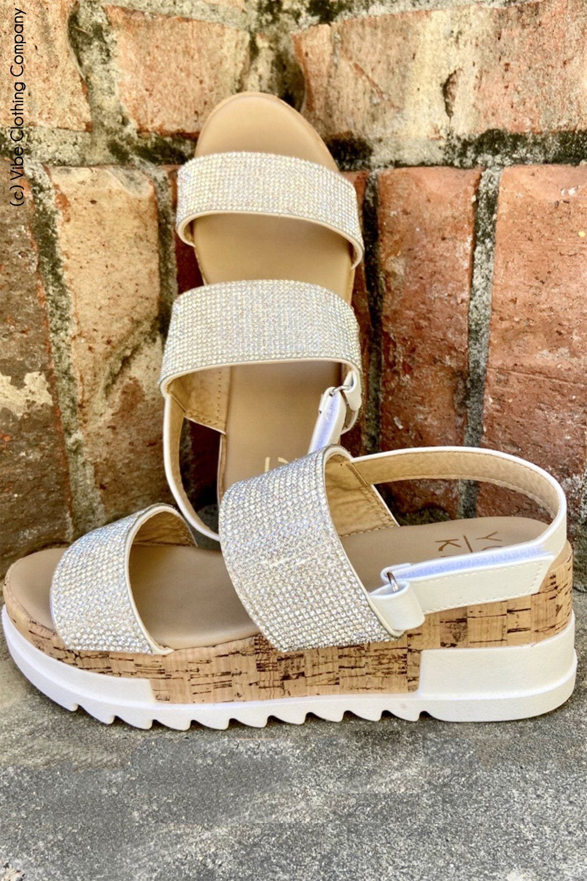 comfortable bling sandals