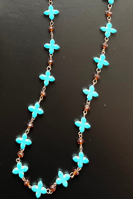Semi-Precious Cross Necklace by Vibe