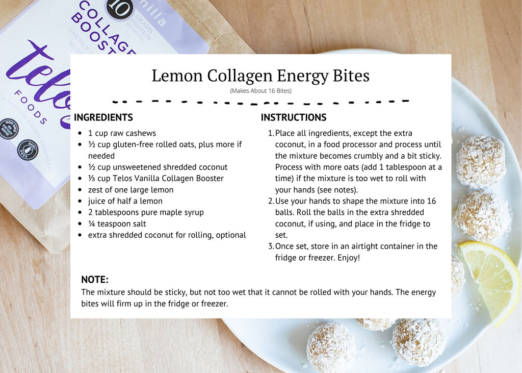 Collagen Lemon Bites
