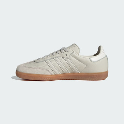 Adidas Samba OG Shoes - Women's - Silver Green / Chalk White / Gum - 7