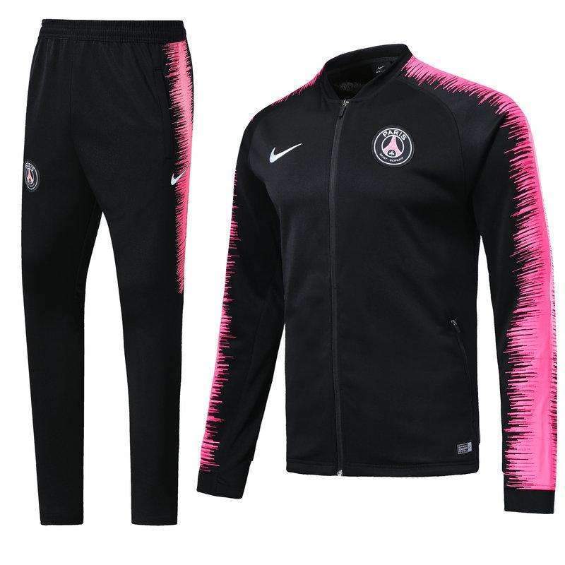 psg black and pink tracksuit