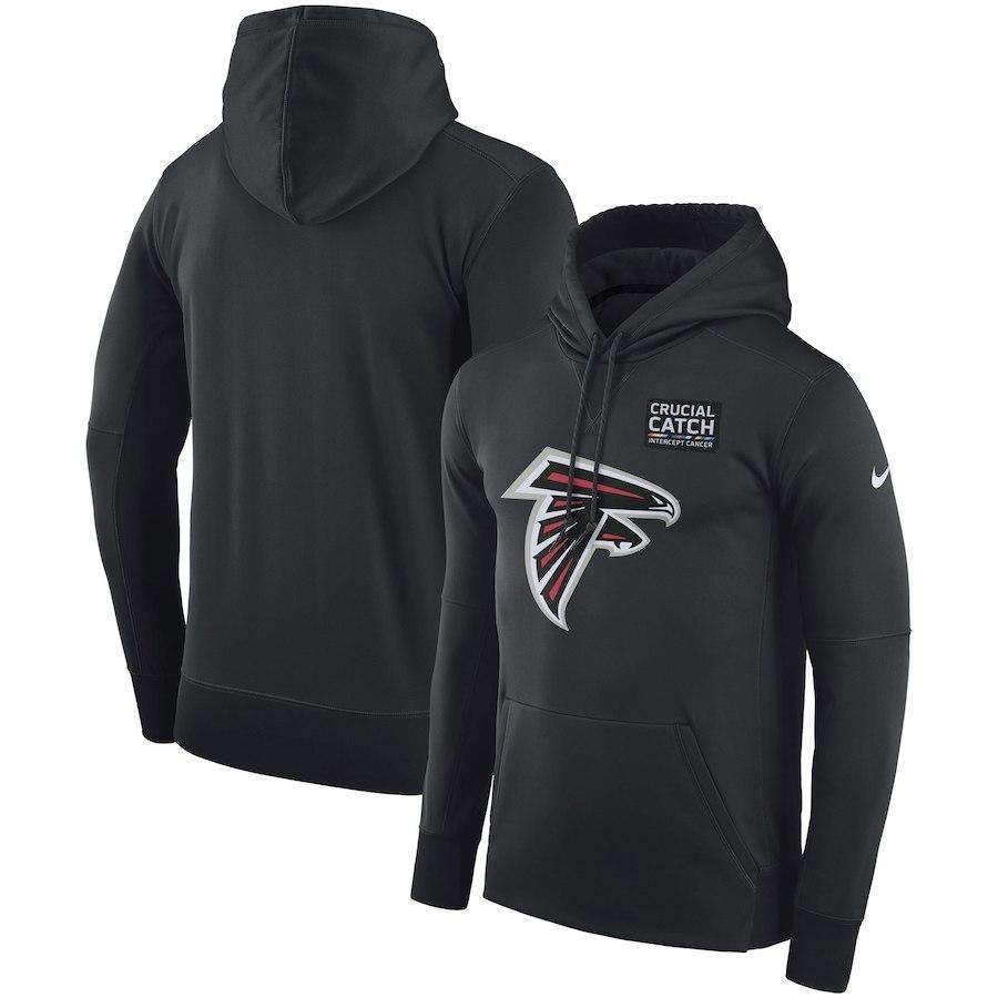 men's atlanta falcons nike red av15 fleece pullover hoodie